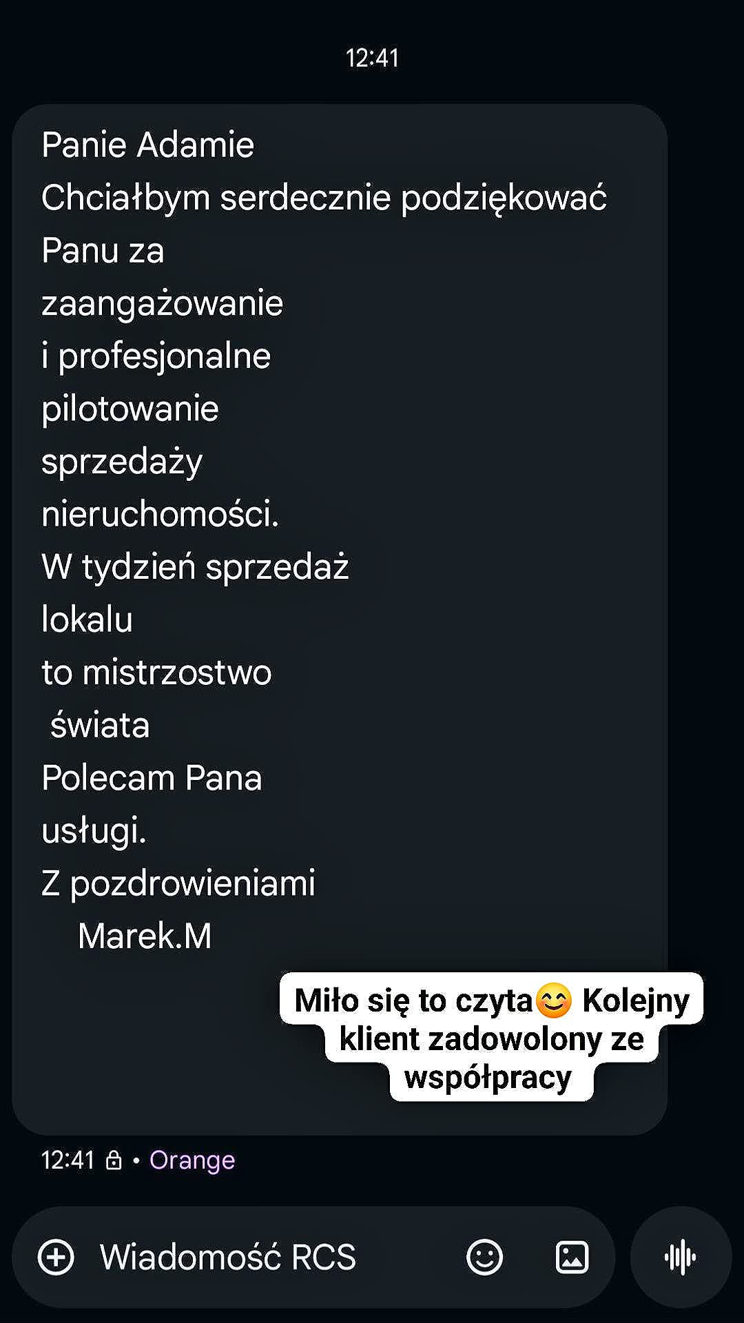 Opinia, Pan Marek